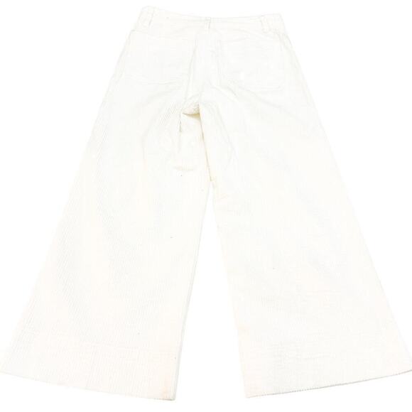 Madewell Emmett Wide-Leg Crop Off White Denim jeans Size 27 - Picture 3 of 10